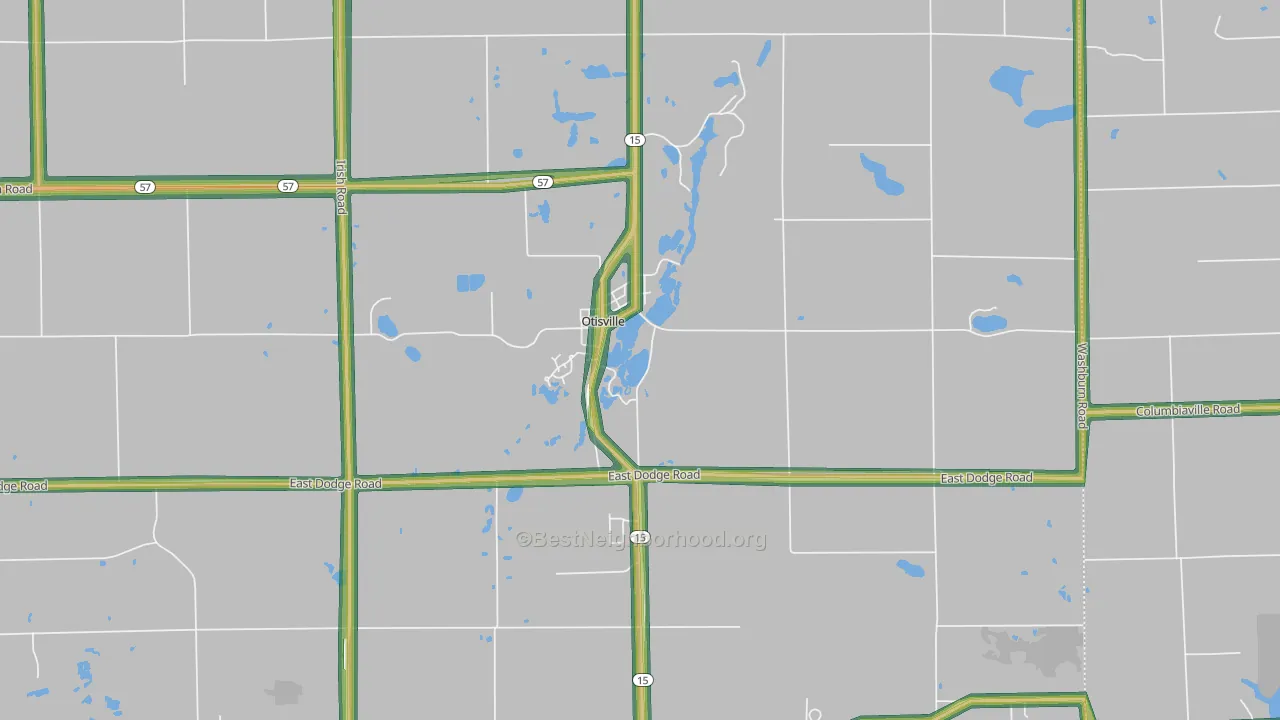 48463, MI Map of Noise Levels in 48463