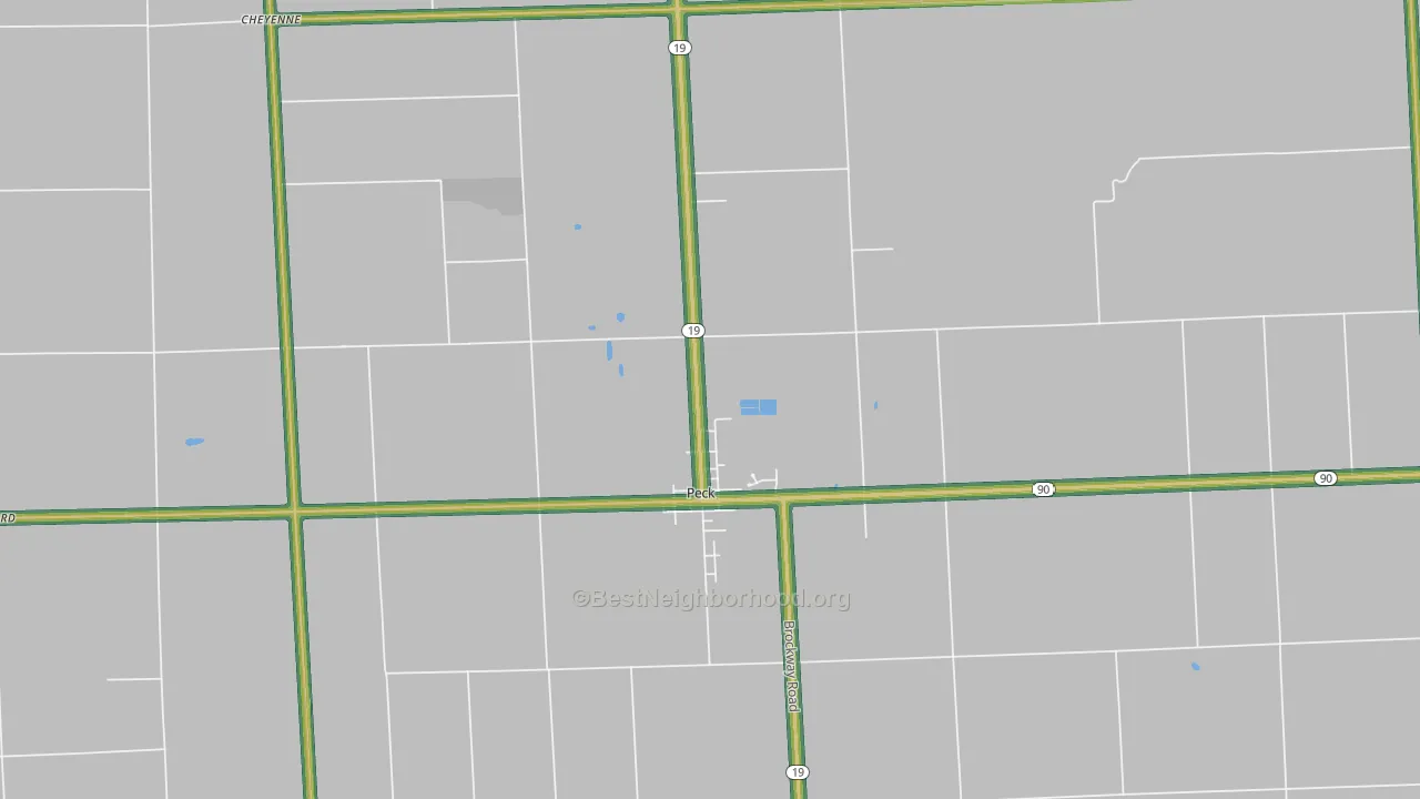 48466, MI Map of Noise Levels in 48466
