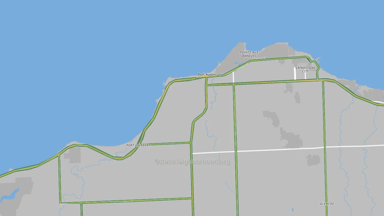 48467, MI Map of Noise Levels in 48467