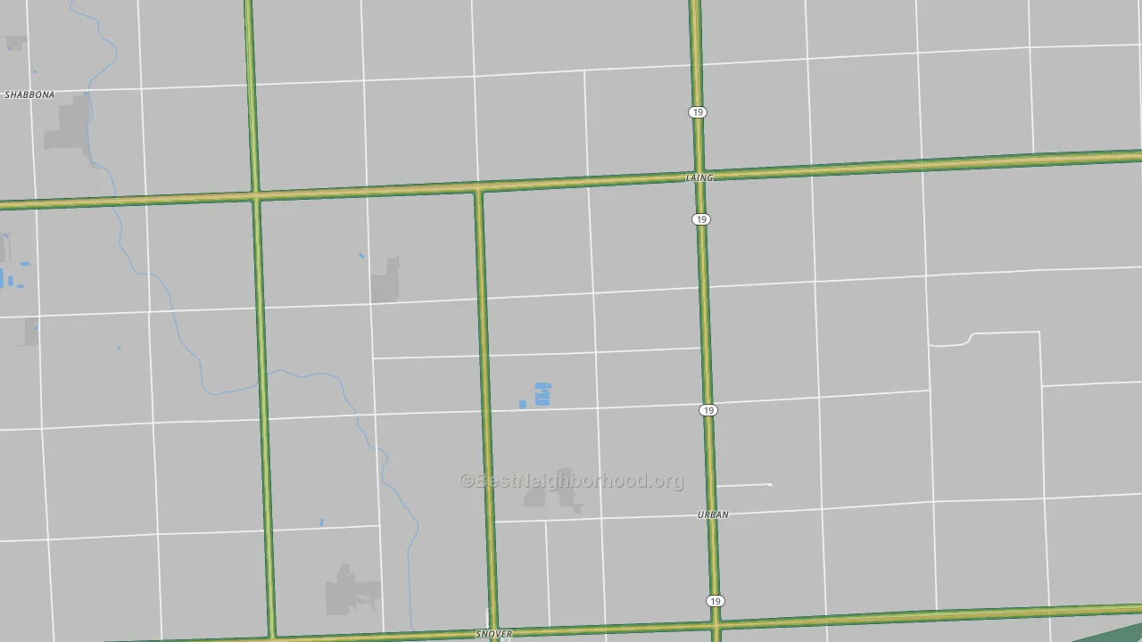 48472, MI Map of Noise Levels in 48472