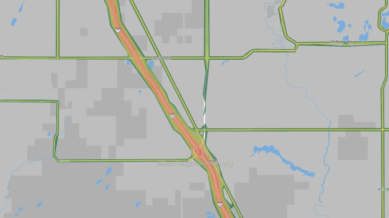48610, MI Map of Noise Levels in 48610
