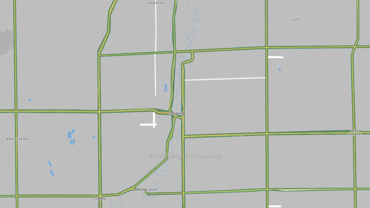 48616, MI Map of Noise Levels in 48616
