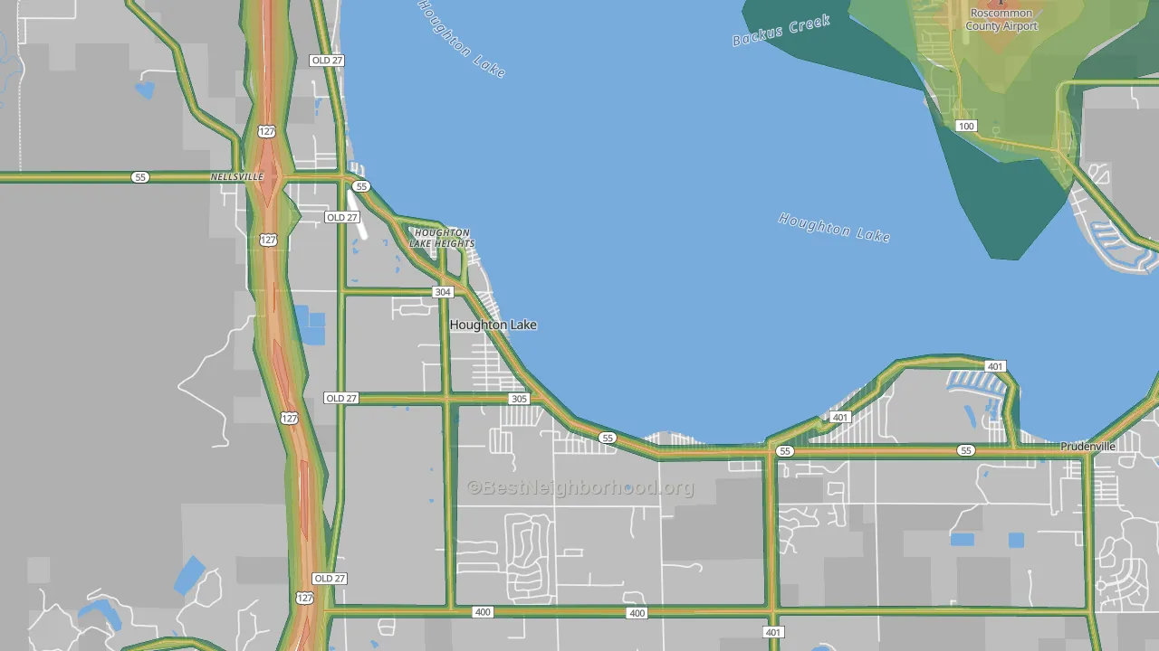 48629, MI Map of Noise Levels in 48629