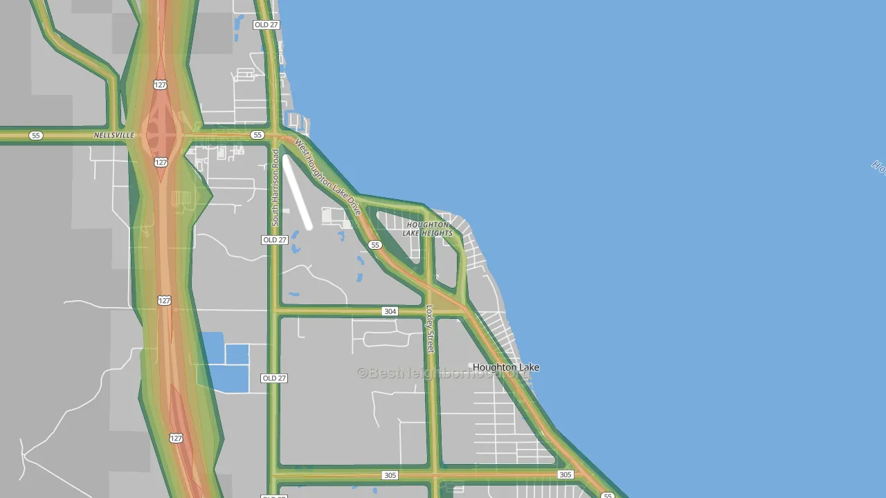 48630, MI Map of Noise Levels in 48630