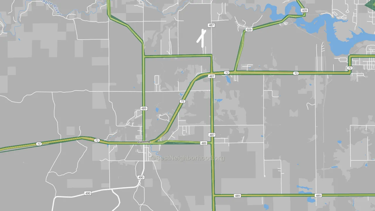 48636, MI Map of Noise Levels in 48636