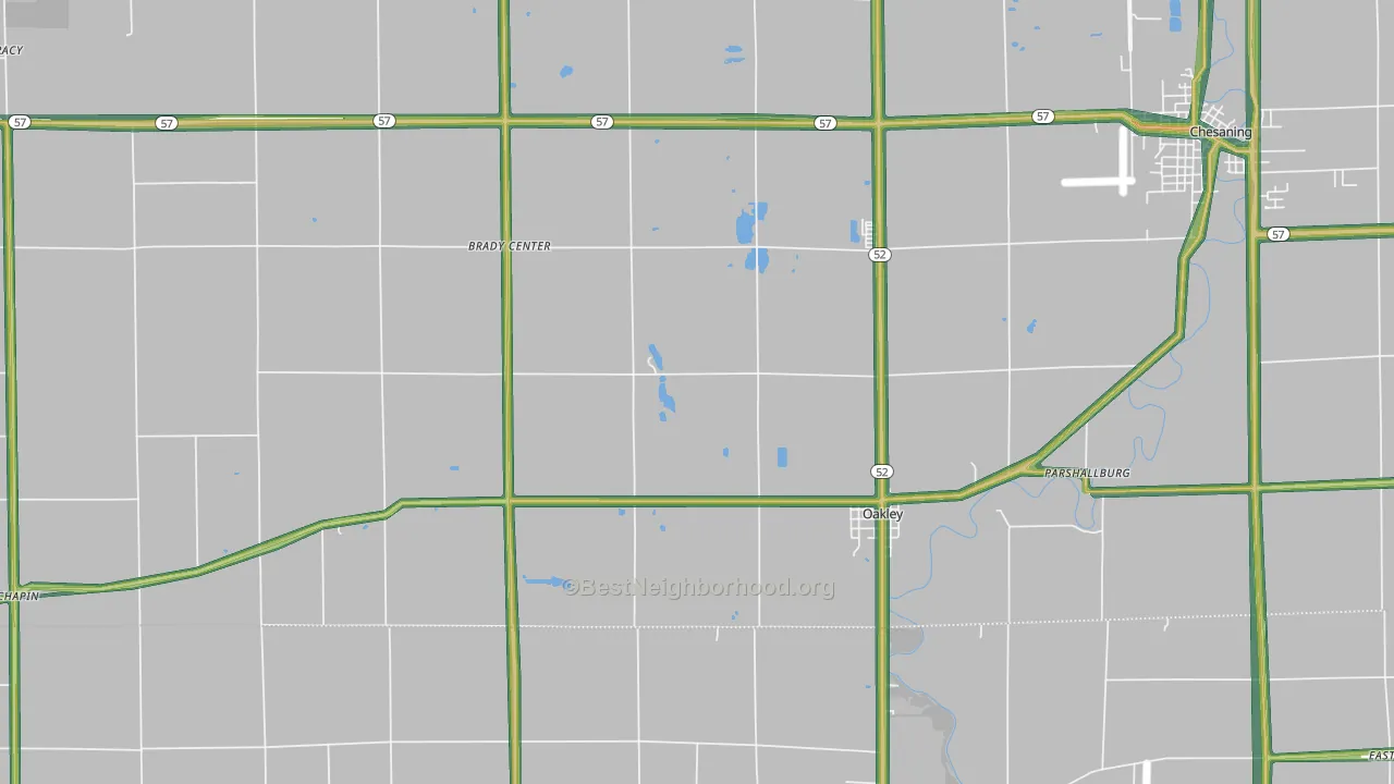 48649, MI Map of Noise Levels in 48649