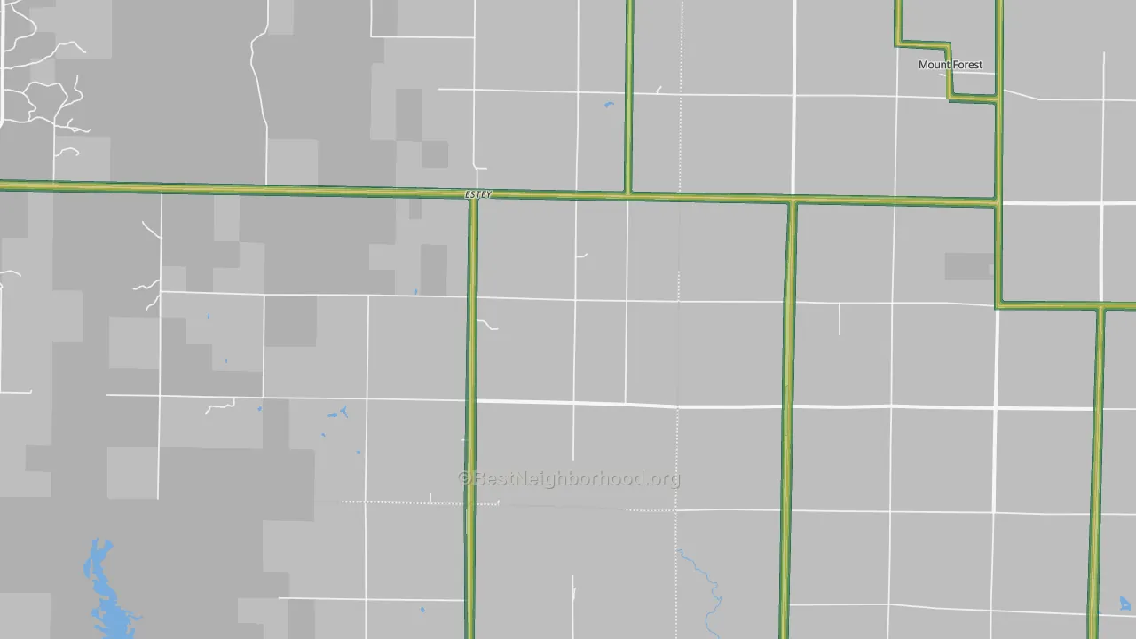 48652, MI Map of Noise Levels in 48652