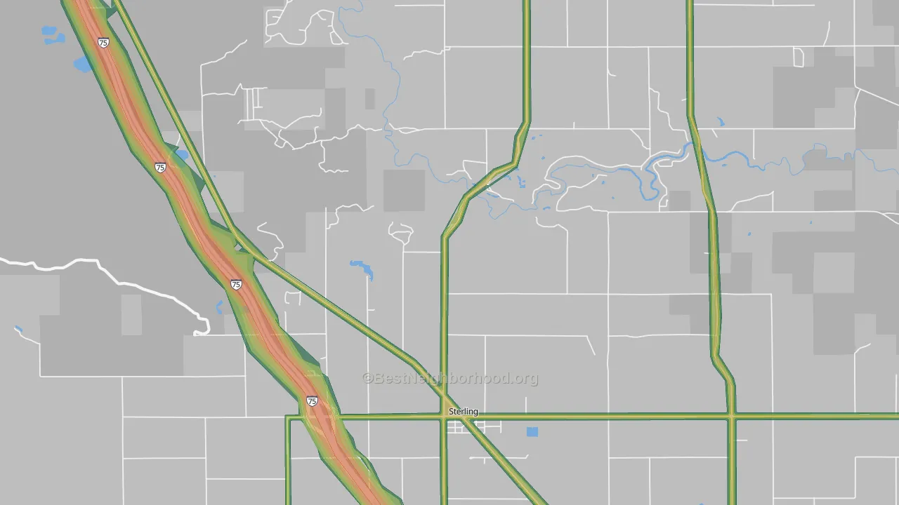 48659, MI Map of Noise Levels in 48659