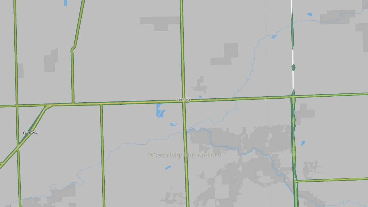 48726, MI Map of Noise Levels in 48726