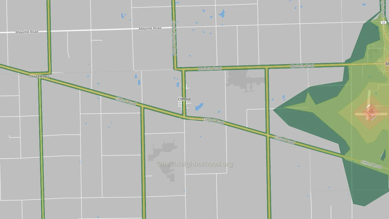 48727, MI Map of Noise Levels in 48727