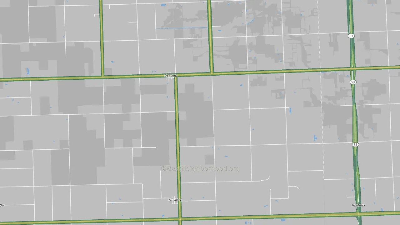 48729, MI Map of Noise Levels in 48729