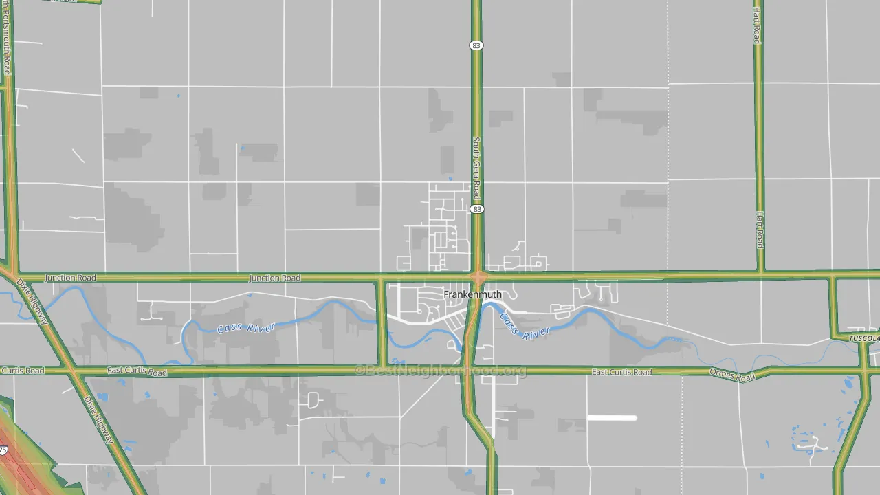 48734, MI Map of Noise Levels in 48734