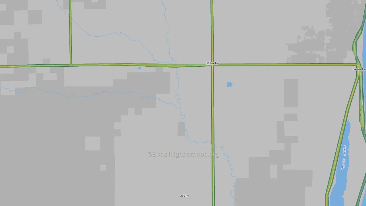 48745, MI Map of Noise Levels in 48745
