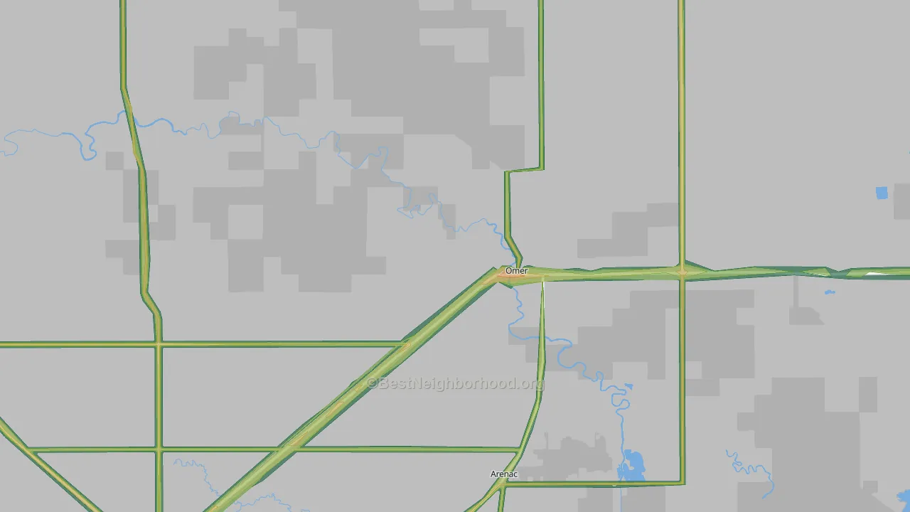 48749, MI Map of Noise Levels in 48749