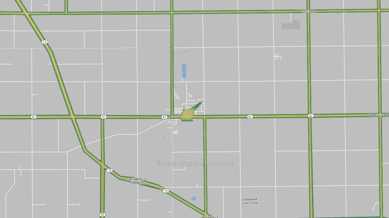 48757, MI Map of Noise Levels in 48757