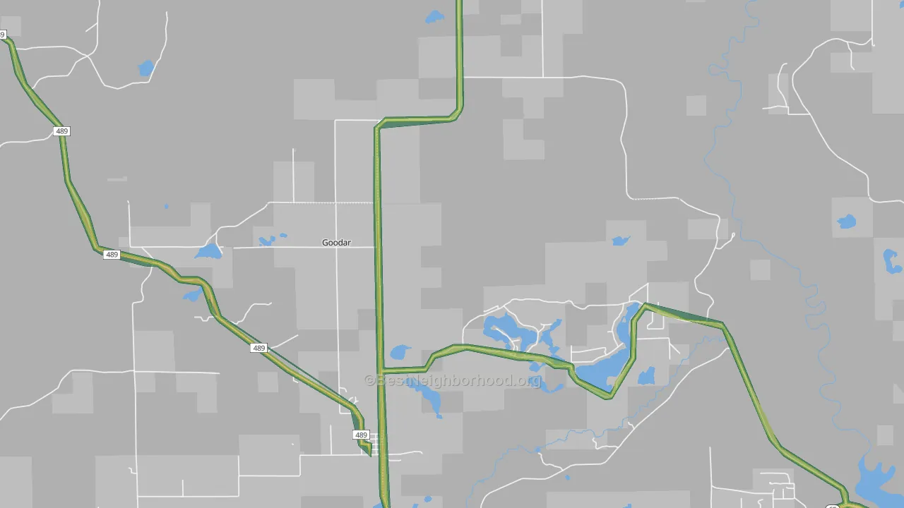 48761, MI Map of Noise Levels in 48761