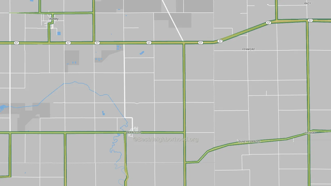48807, MI Map of Noise Levels in 48807