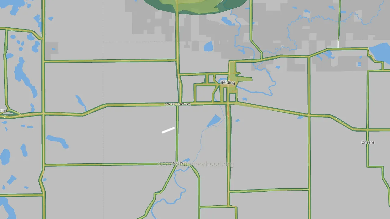 48809, MI Map of Noise Levels in 48809