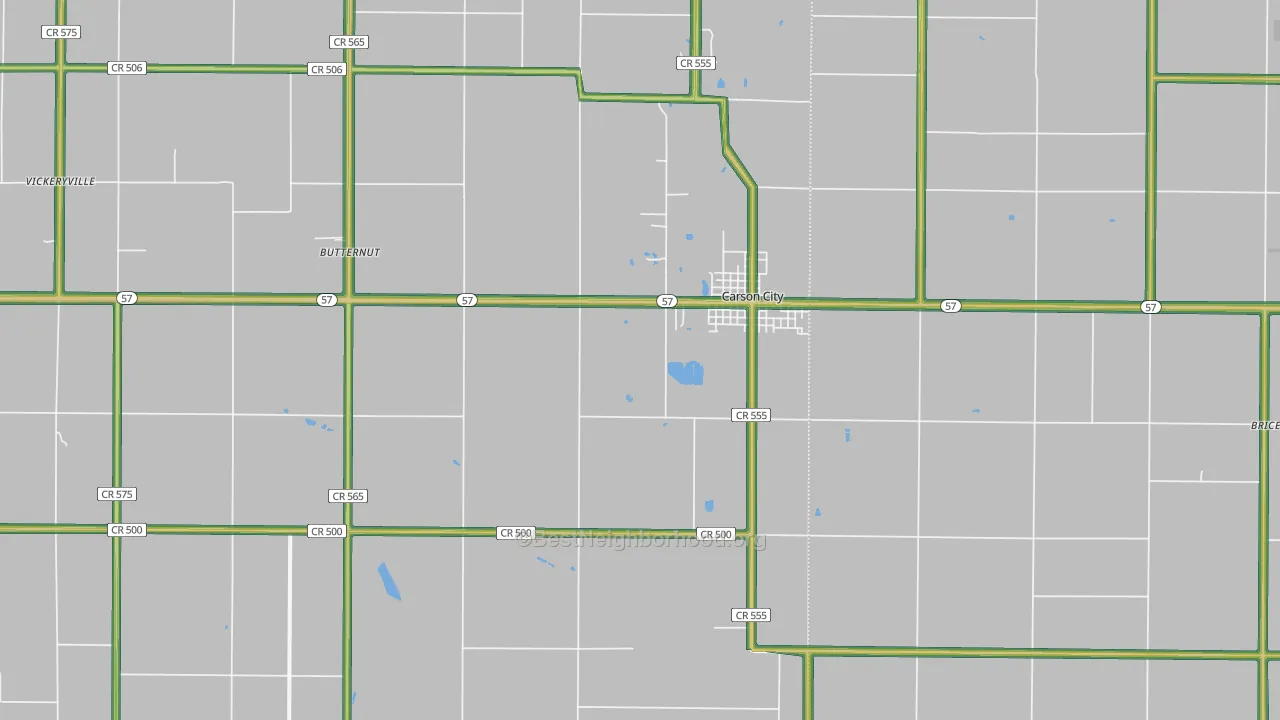 48811, MI Map of Noise Levels in 48811