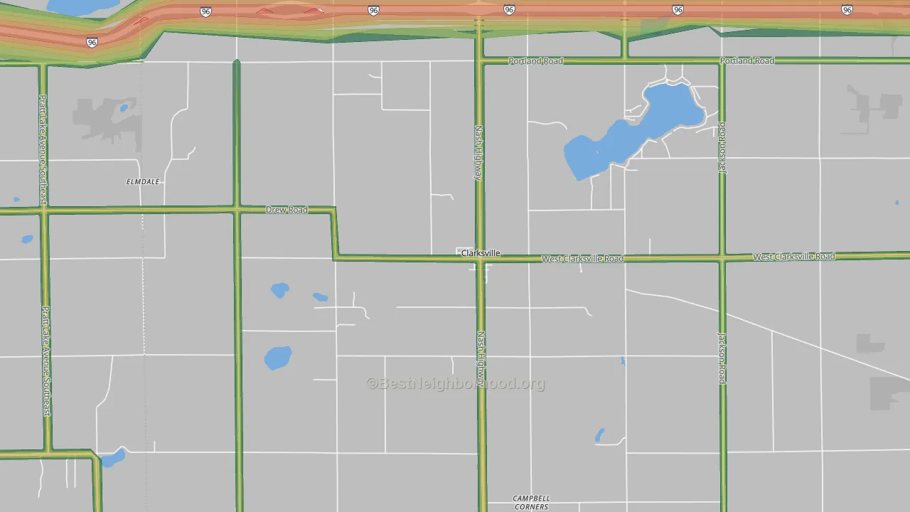 48815, MI Map of Noise Levels in 48815