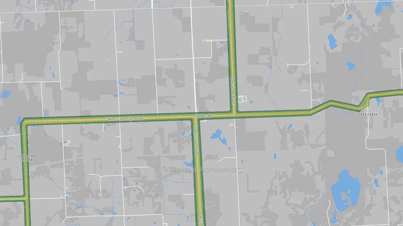 48816, MI Map of Noise Levels in 48816