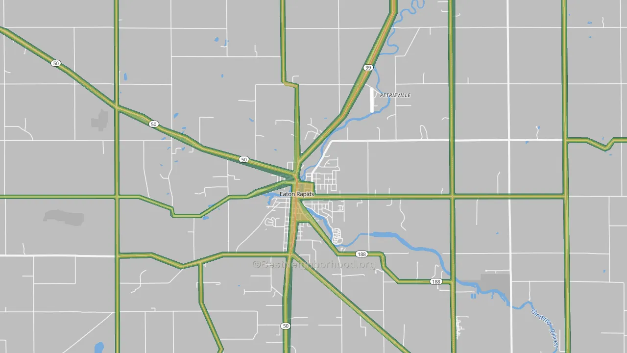 48827, MI Map of Noise Levels in 48827