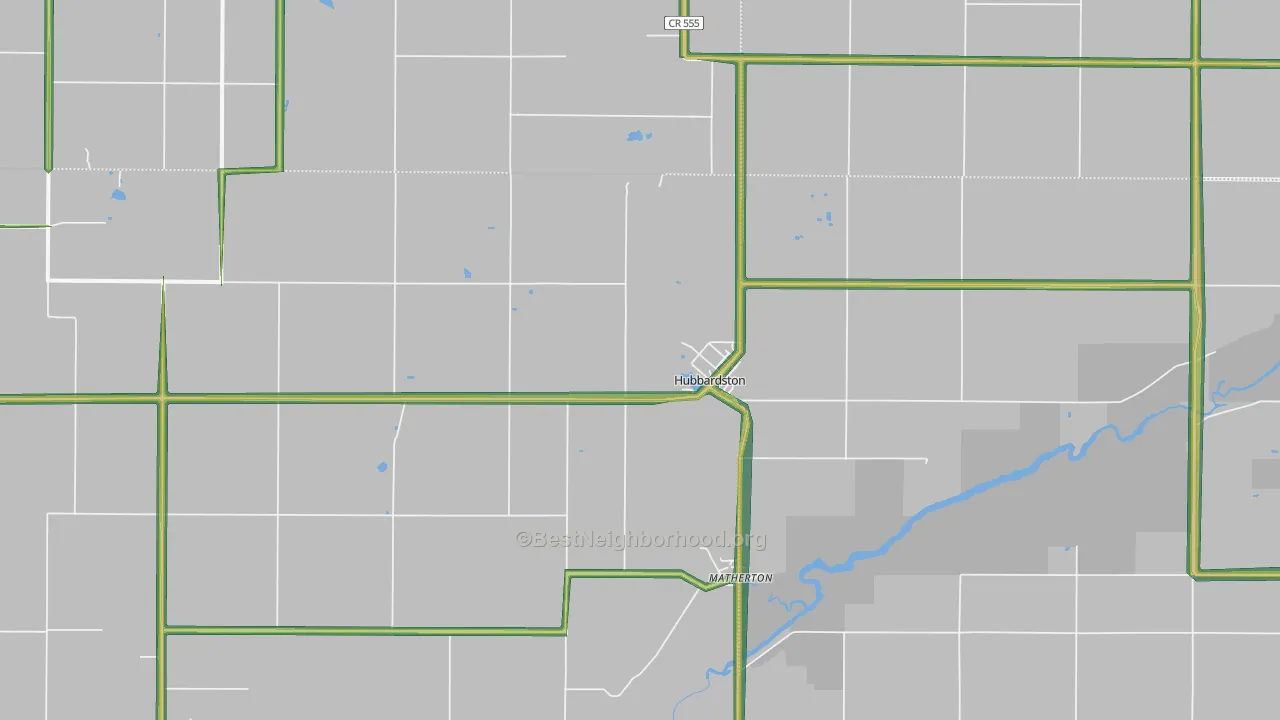 48845, MI Map of Noise Levels in 48845