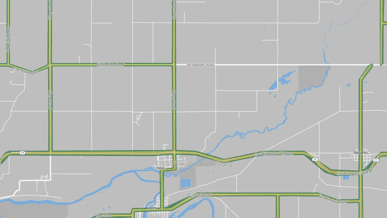 48860, MI Map of Noise Levels in 48860