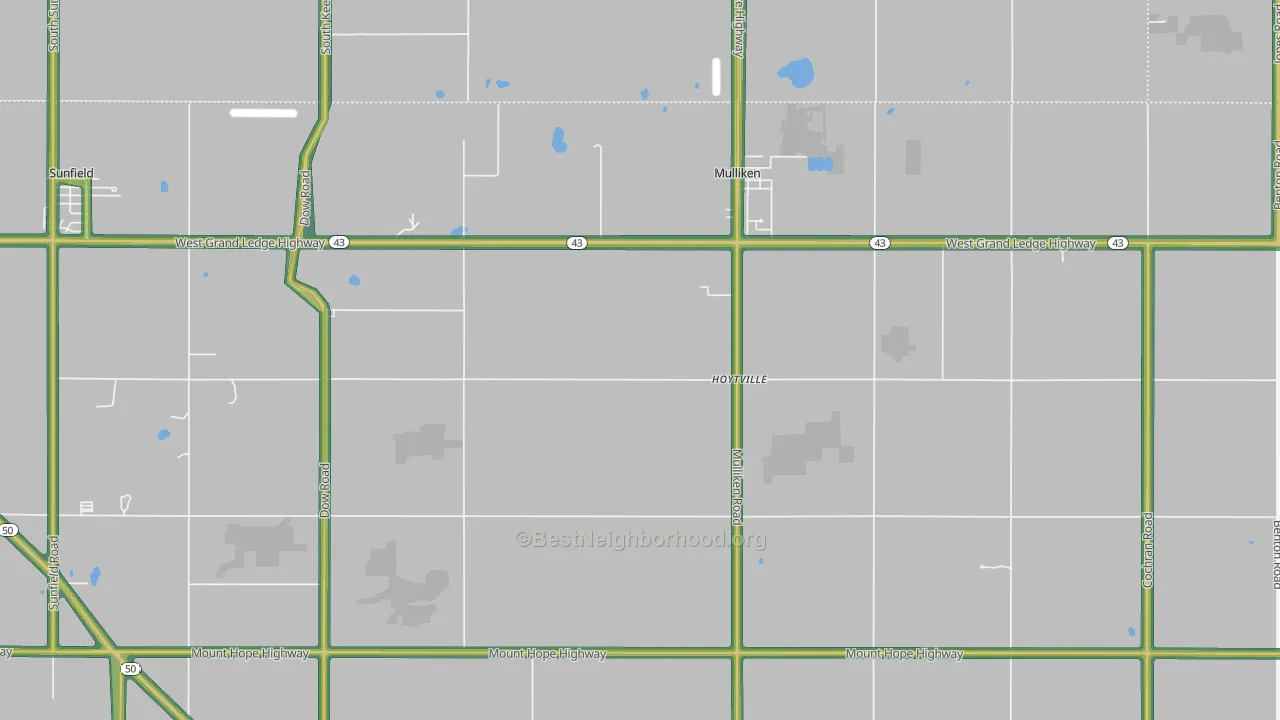 48861, MI Map of Noise Levels in 48861