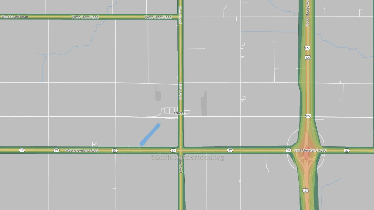 48874, MI Map of Noise Levels in 48874