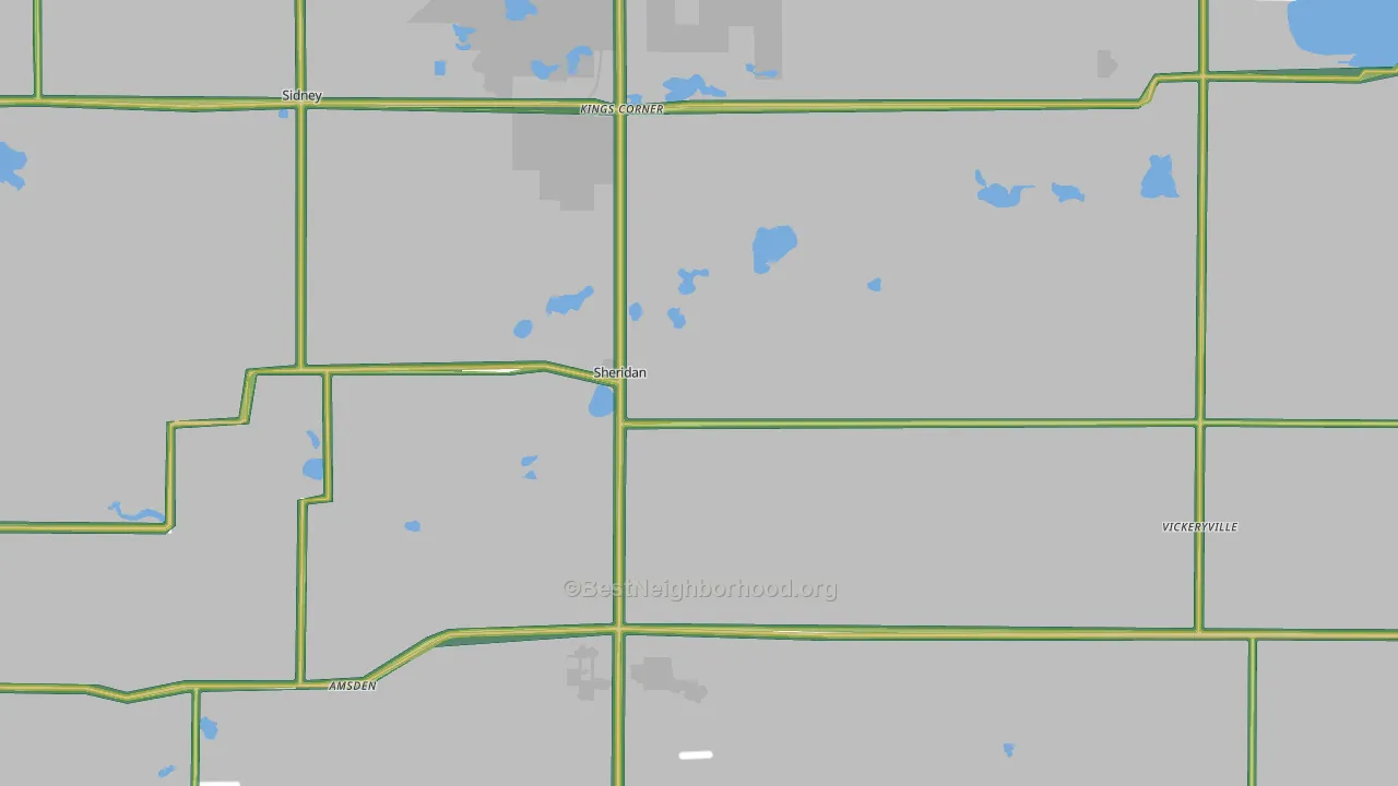 48884, MI Map of Noise Levels in 48884