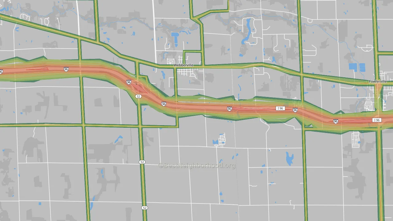 48892, MI Map of Noise Levels in 48892