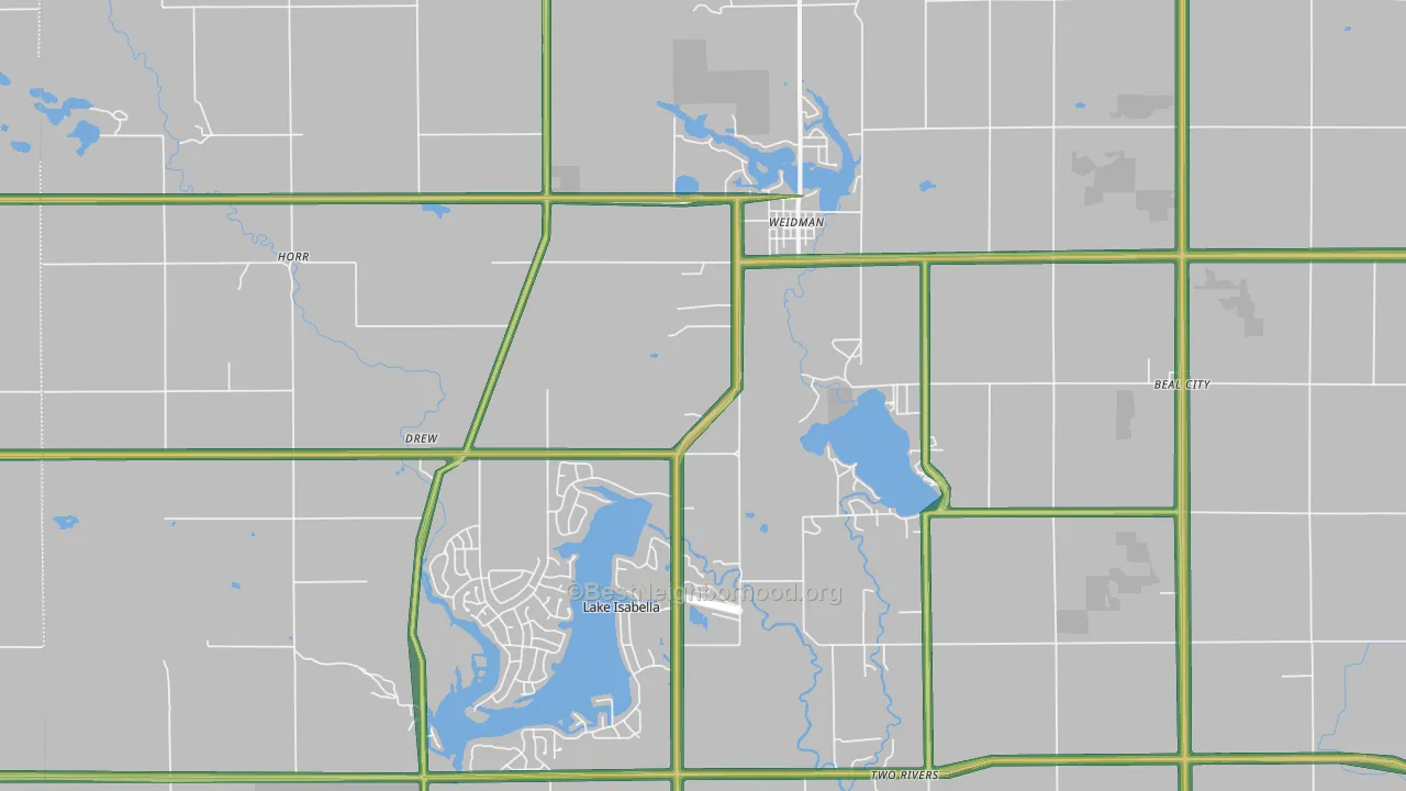 48893, MI Map of Noise Levels in 48893