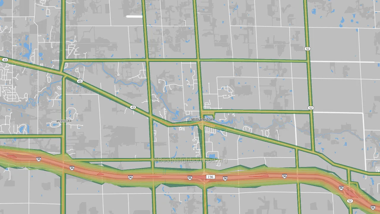 48895, MI Map of Noise Levels in 48895