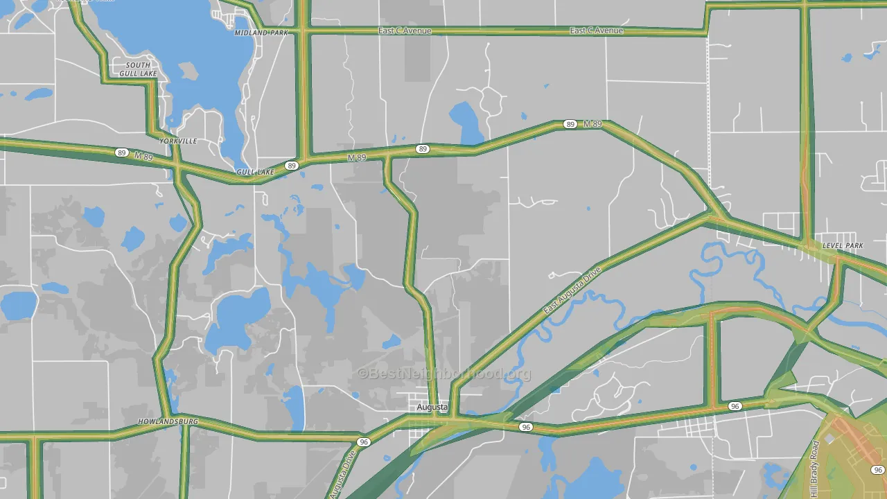49012, MI Map of Noise Levels in 49012