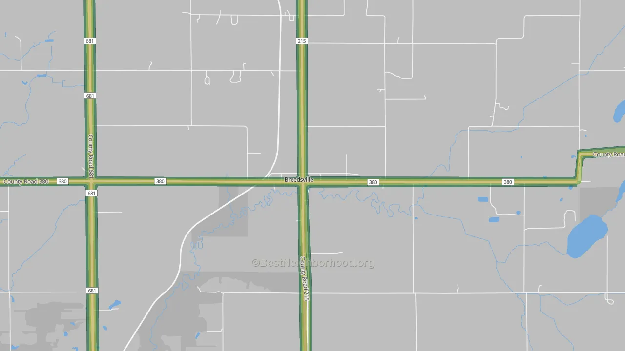49027, MI Map of Noise Levels in 49027