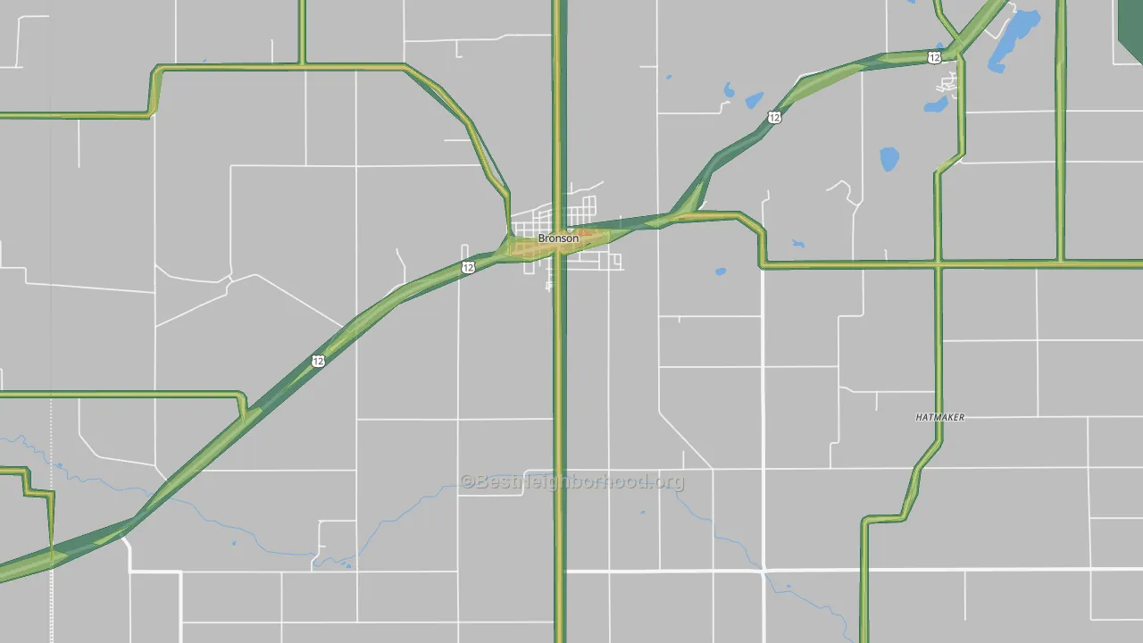 49028, MI Map of Noise Levels in 49028