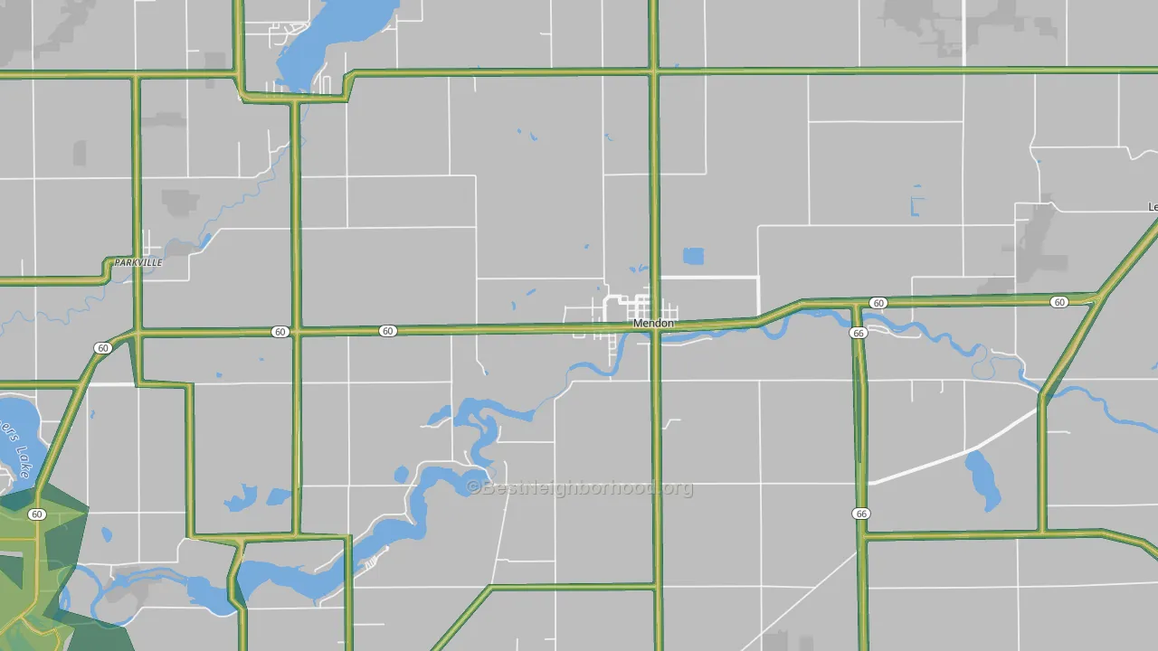 49072, MI Map of Noise Levels in 49072