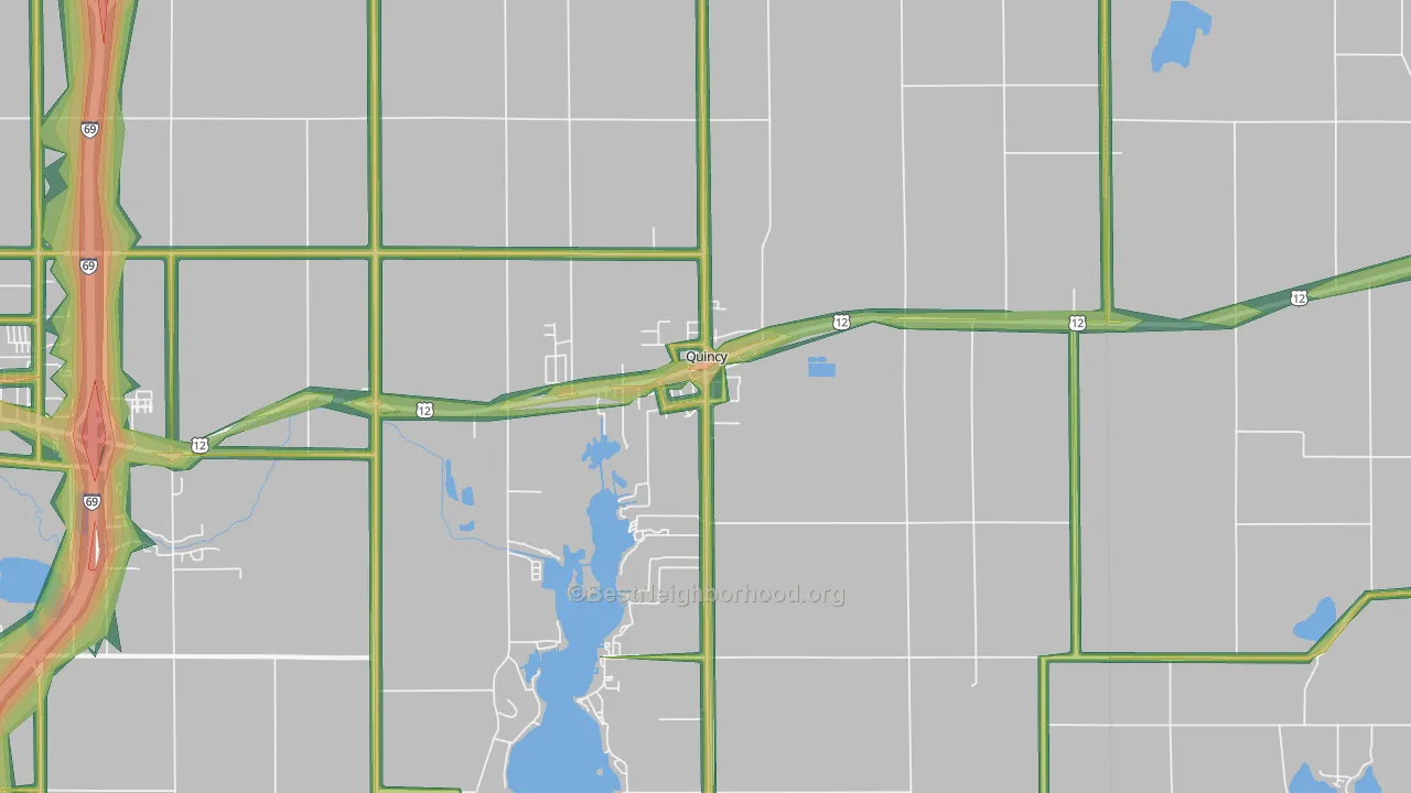 49082, MI Map of Noise Levels in 49082