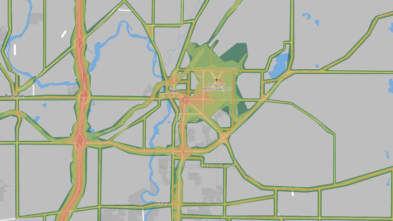 49120, MI Map of Noise Levels in 49120