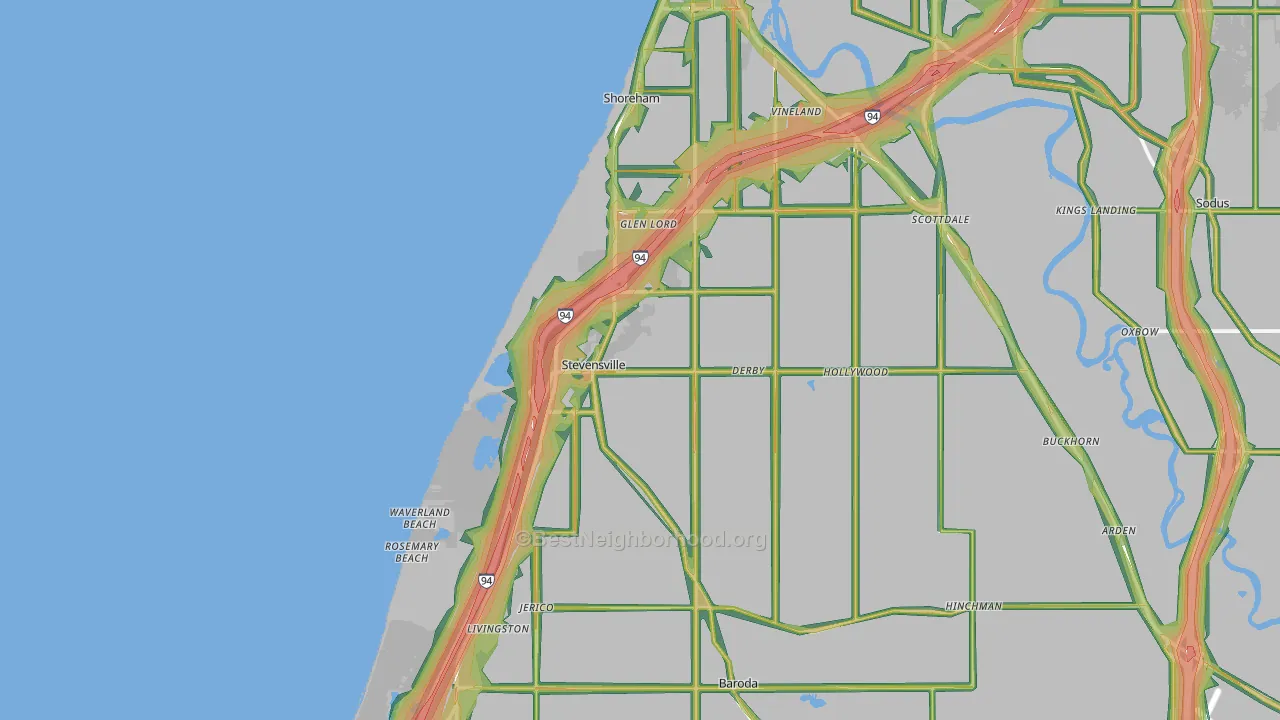 49127, MI Map of Noise Levels in 49127