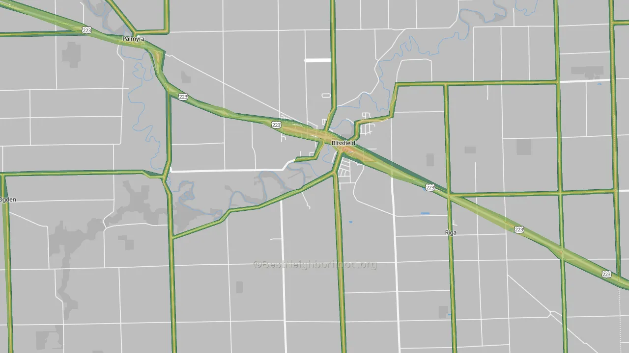 49228, MI Map of Noise Levels in 49228