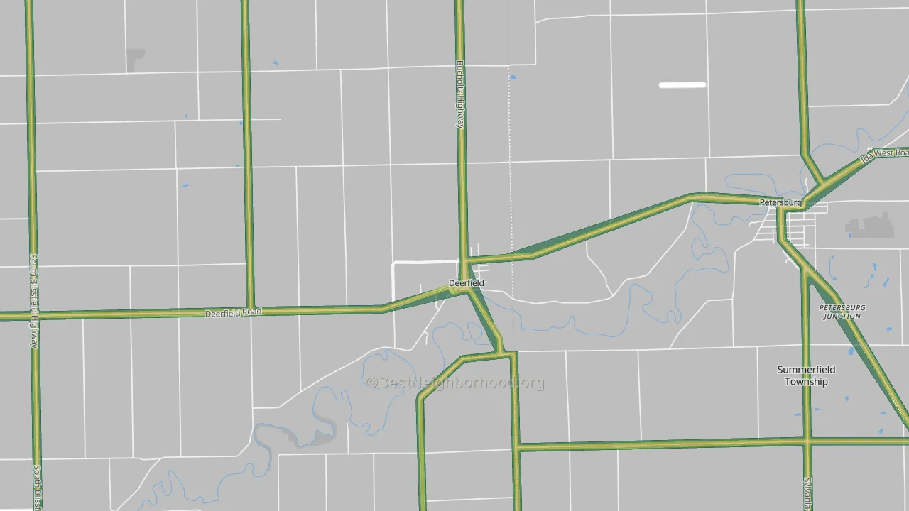 49238, MI Map of Noise Levels in 49238