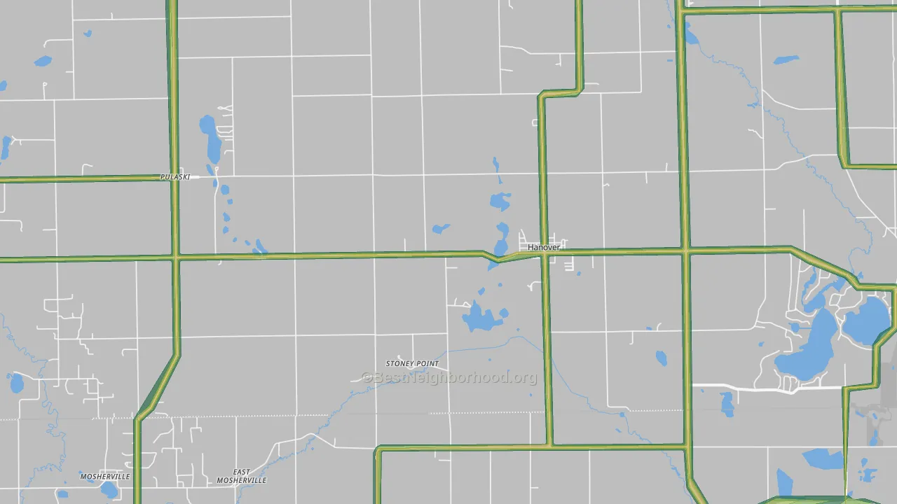 49241, MI Map of Noise Levels in 49241