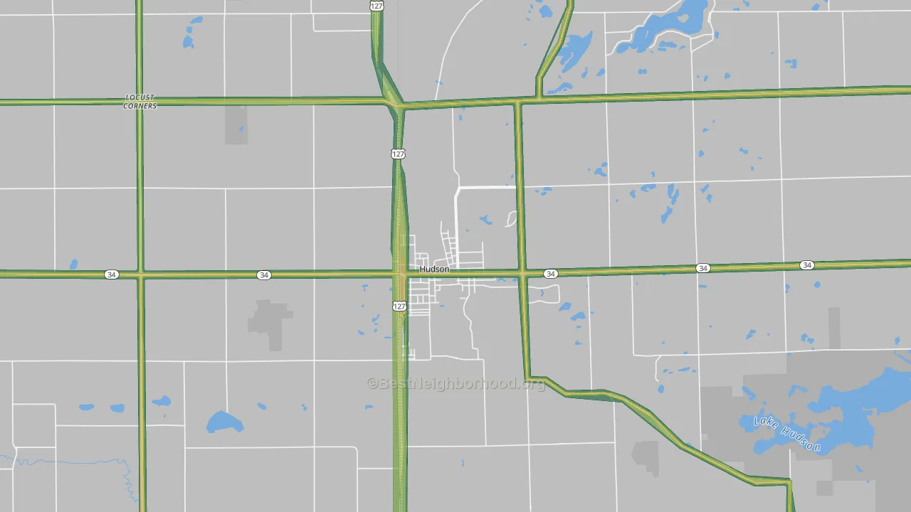 49247, MI Map of Noise Levels in 49247