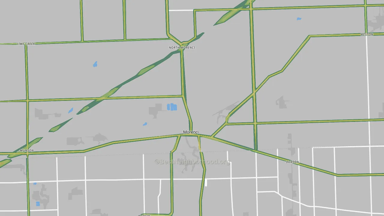 49256, MI Map of Noise Levels in 49256