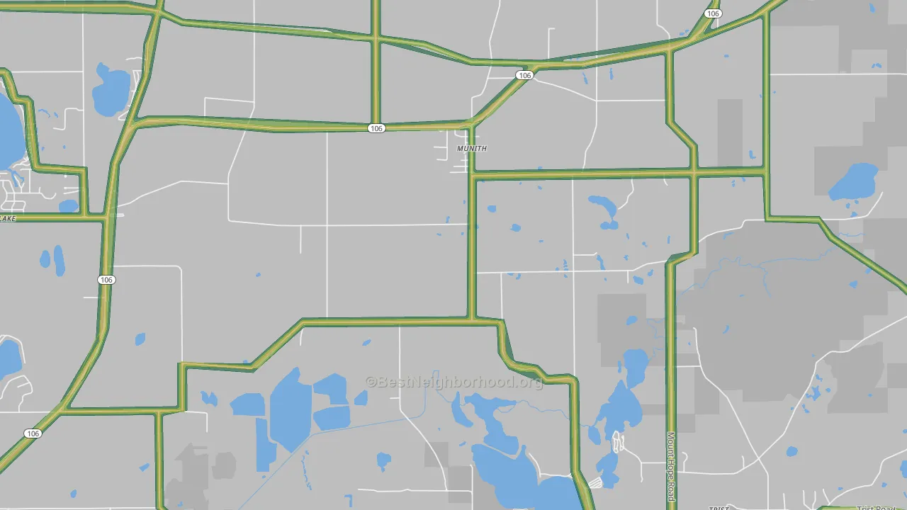 49259, MI Map of Noise Levels in 49259