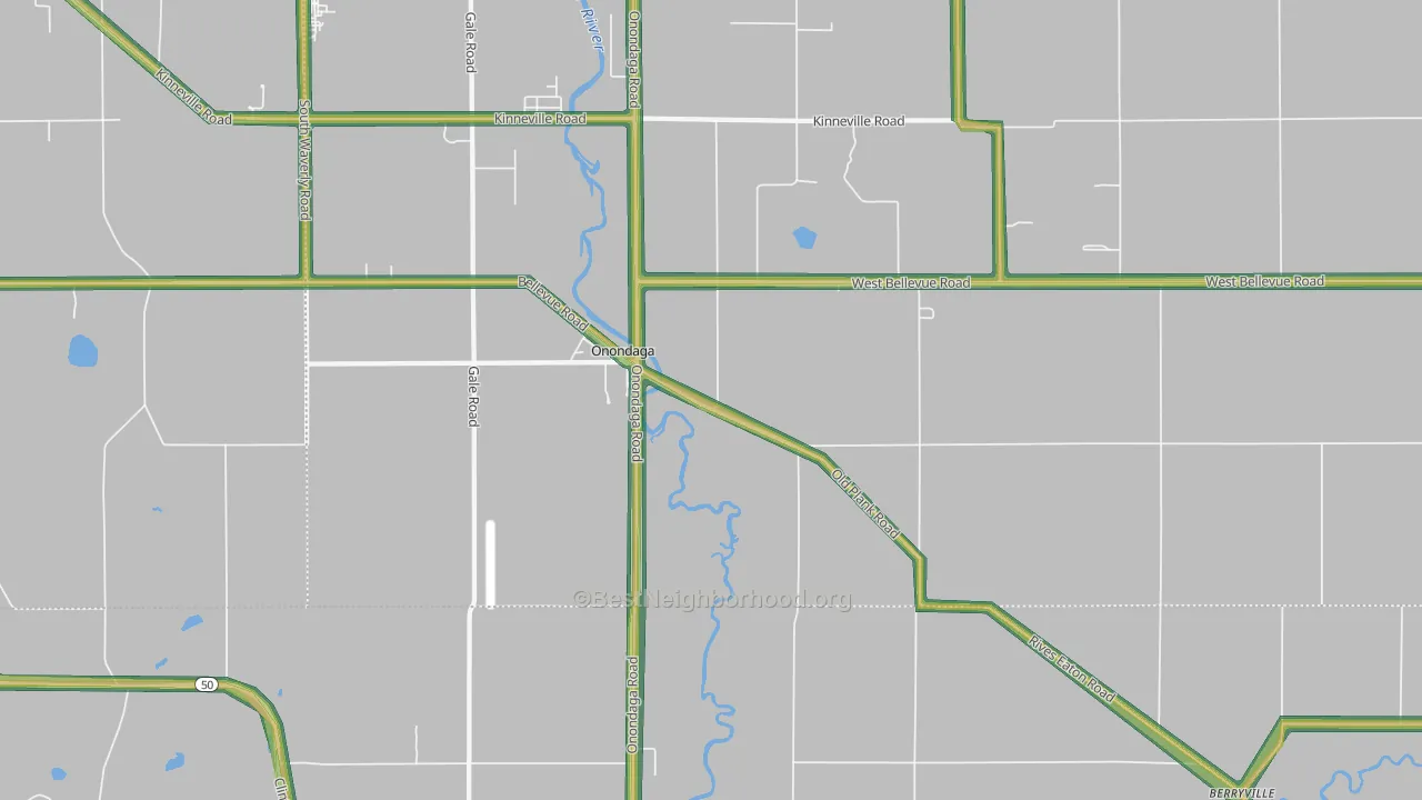 49264, MI Map of Noise Levels in 49264