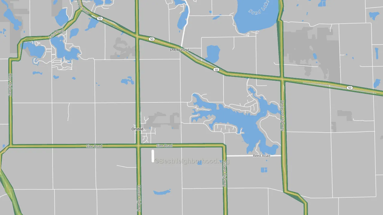 49265, MI Map of Noise Levels in 49265