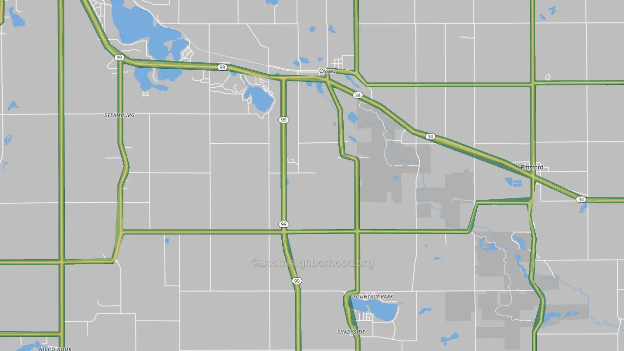 49266, MI Map of Noise Levels in 49266